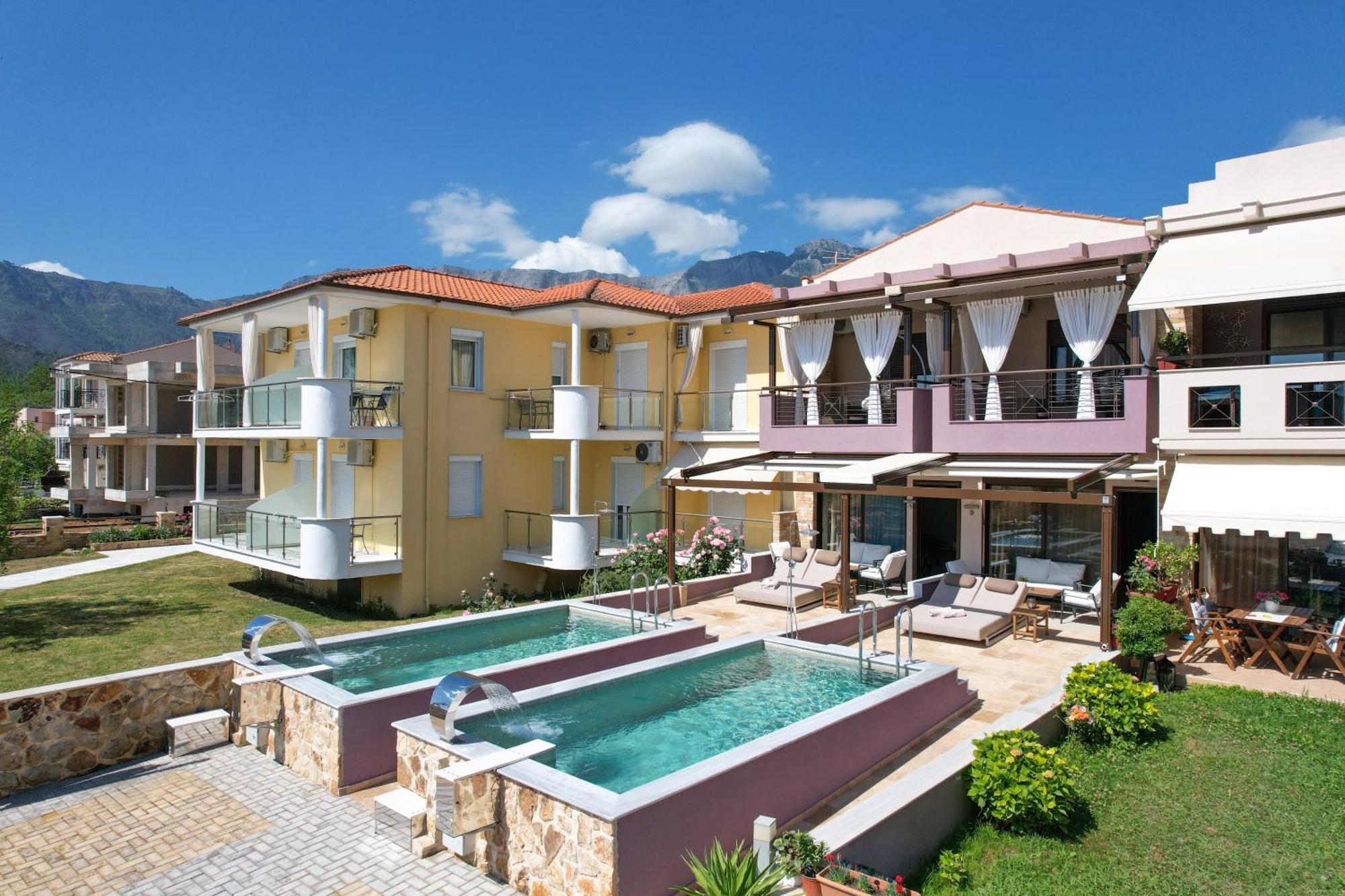 Golden Sunrise Apartments Chrysi Ammoudia Exterior foto