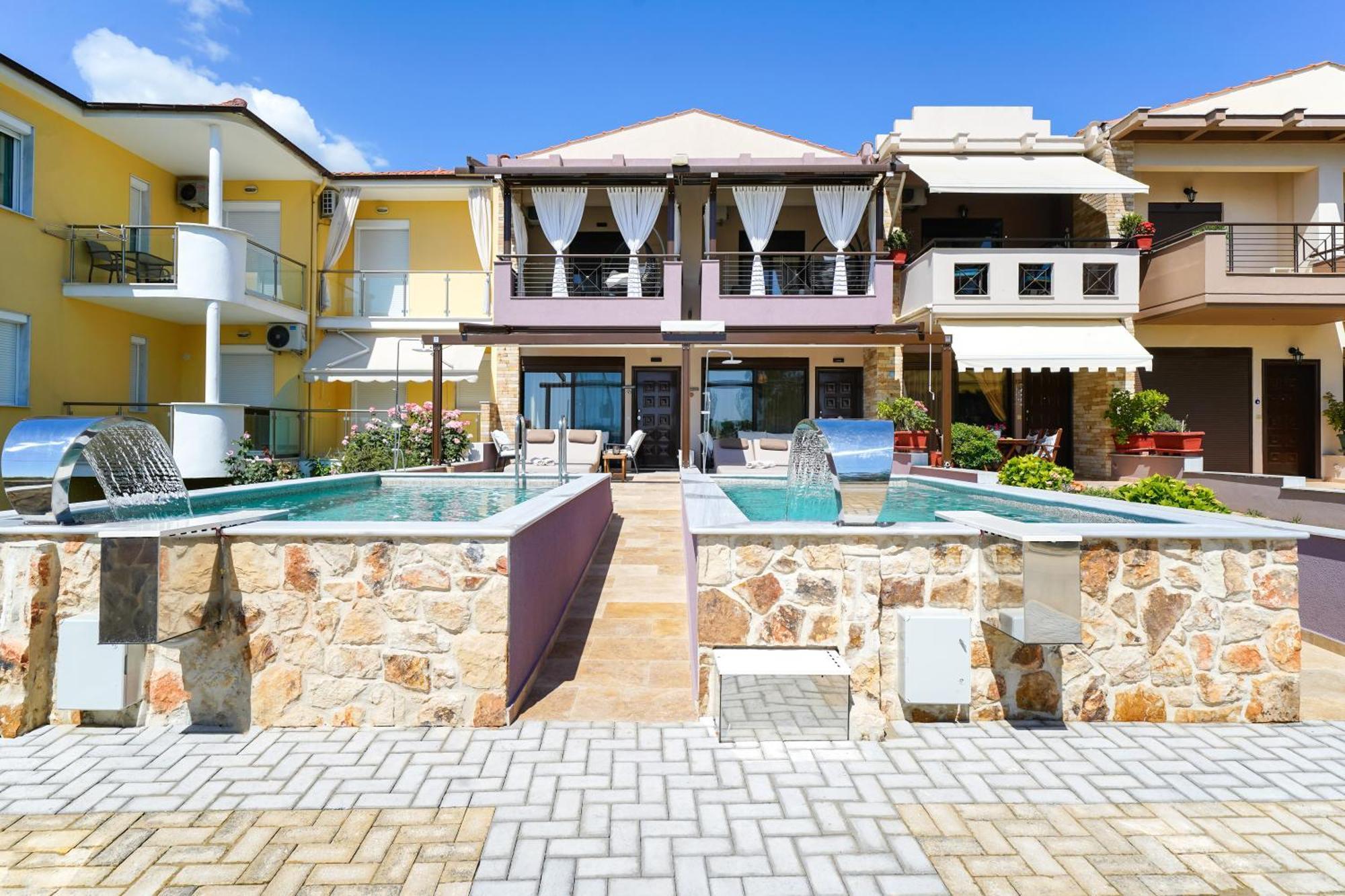 Golden Sunrise Apartments Chrysi Ammoudia Exterior foto